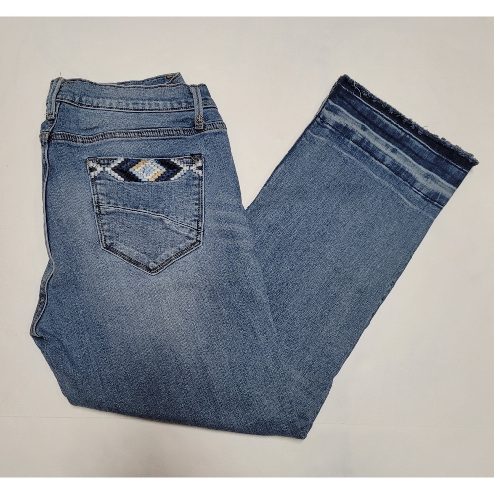 Driftwood Collette Raw Hem Ankle Jeans